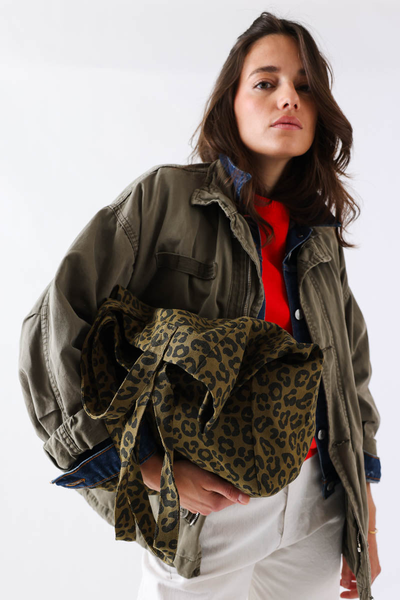 Sac cabas - Elisabeth Graou Olive