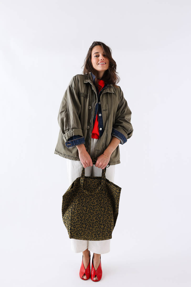 Sac cabas - Elisabeth Graou Olive