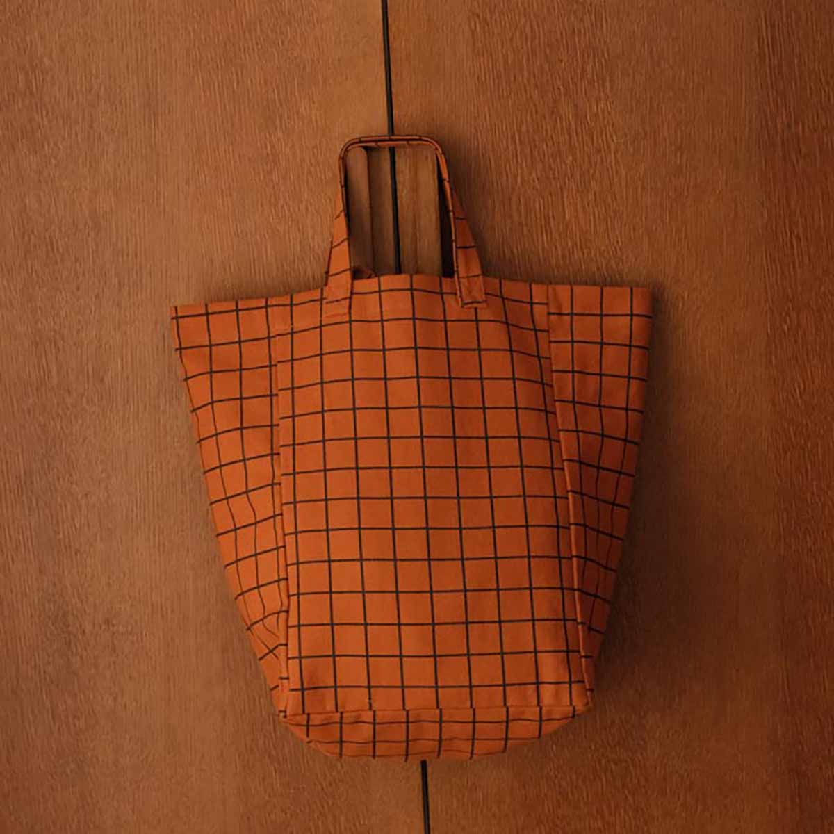 Sac cabas - Elisabeth School Check Ginger