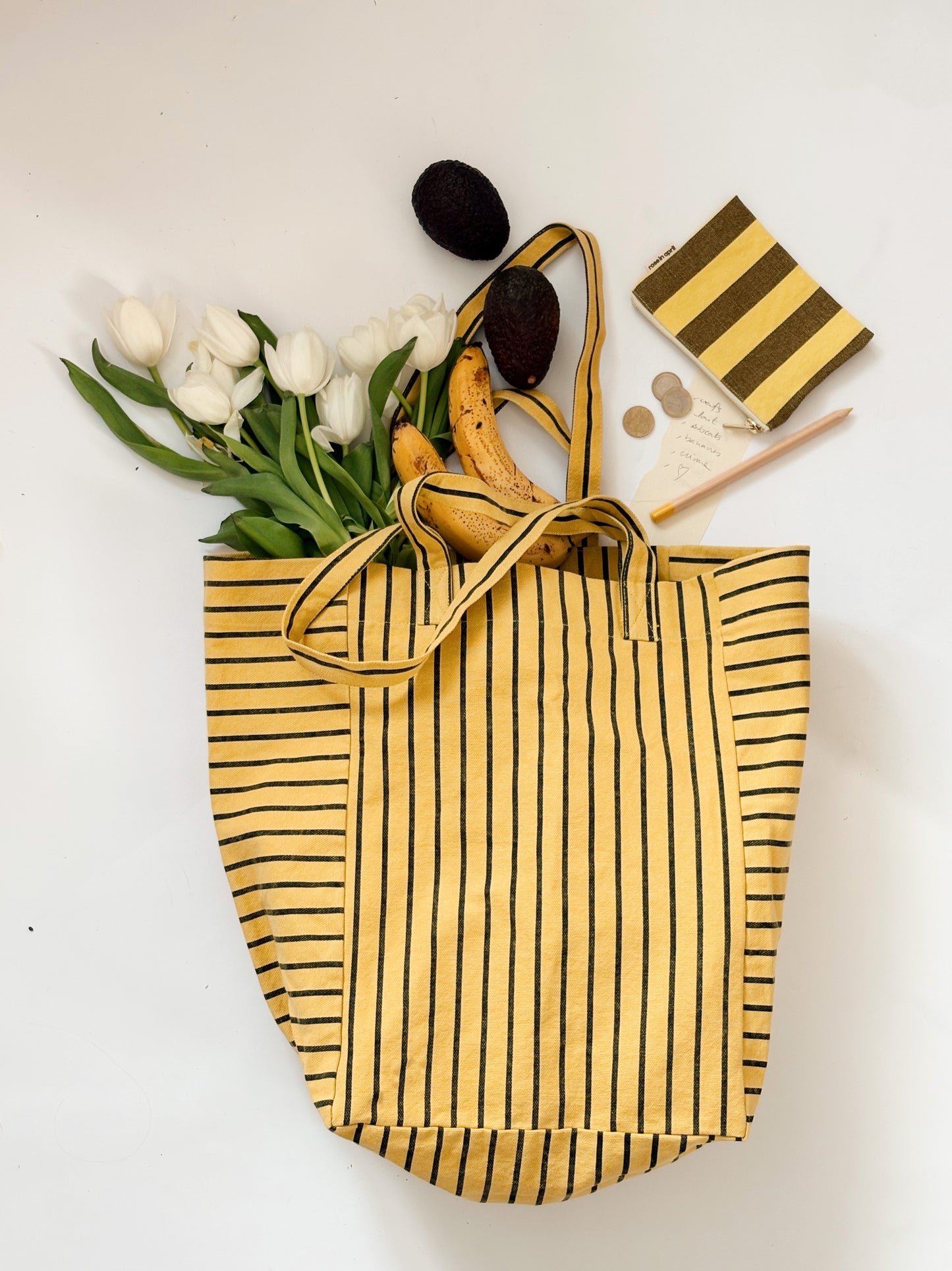 Tote bag - Elisabeth Bambou Tennis Stripes 