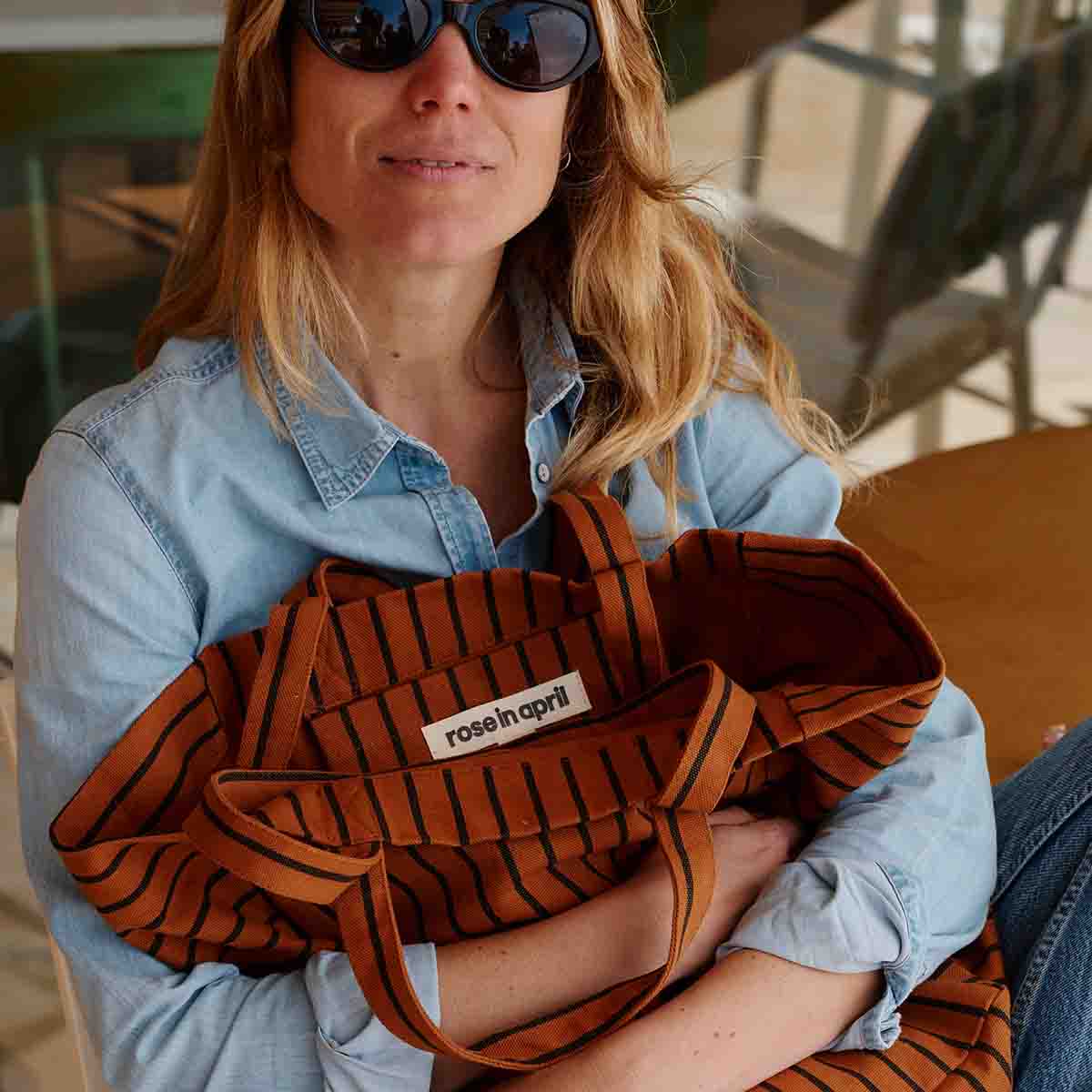 Tote bag - Elisabeth Ginger Tennis Stripes 