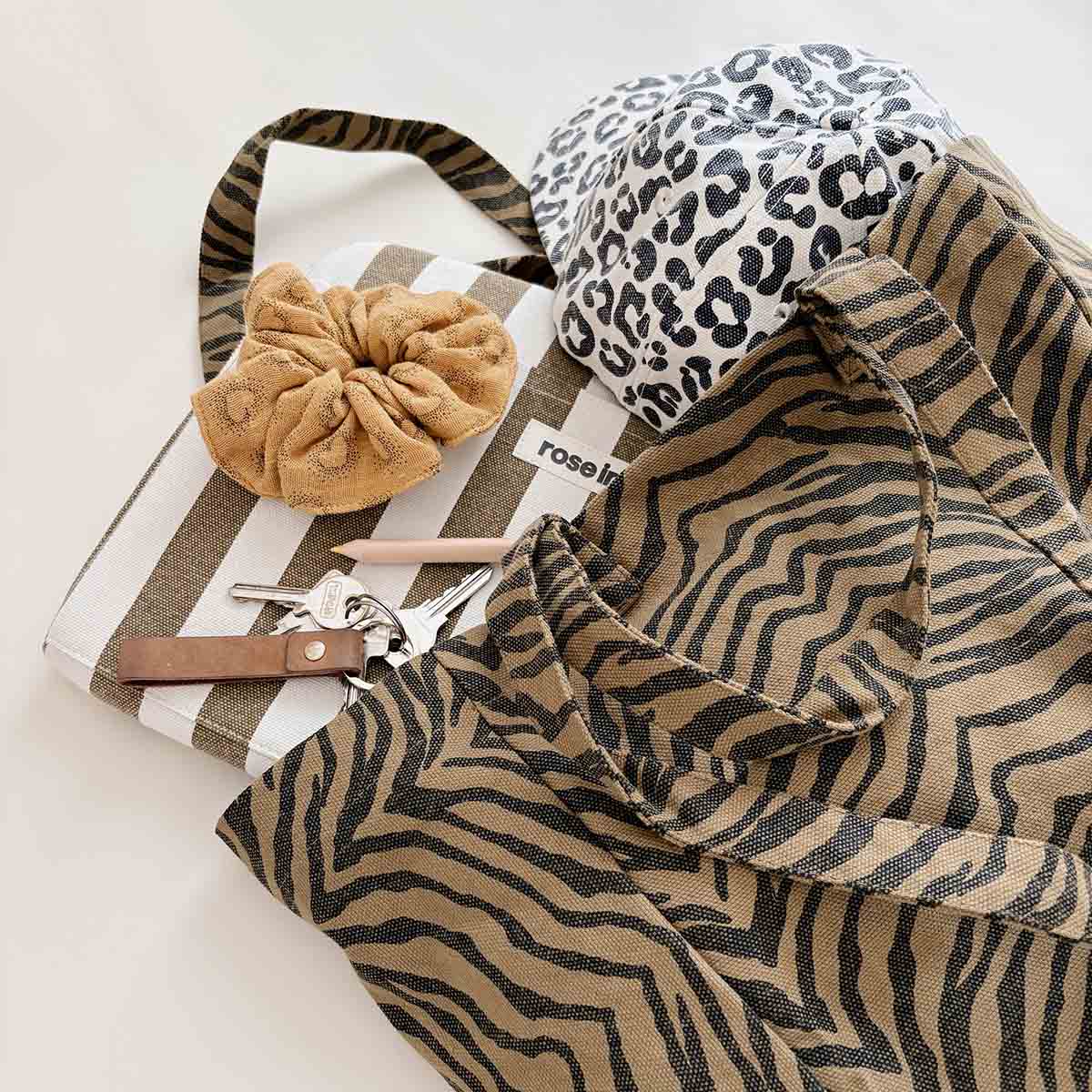 Tote bag - Elisabeth Zebrou Olive