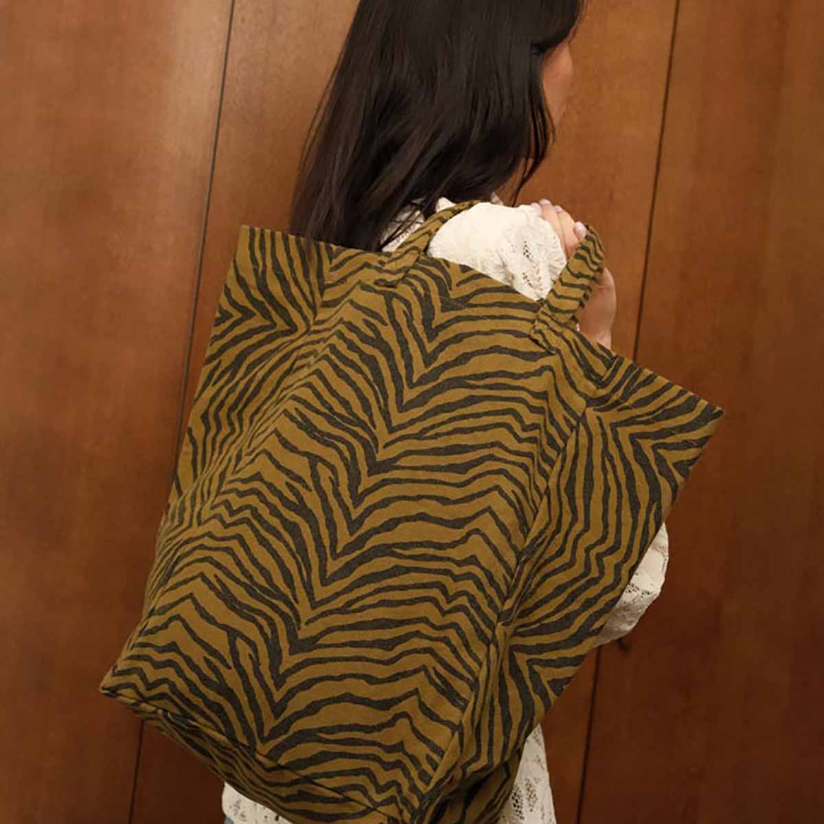 Tote bag - Elisabeth Zebrou Olive