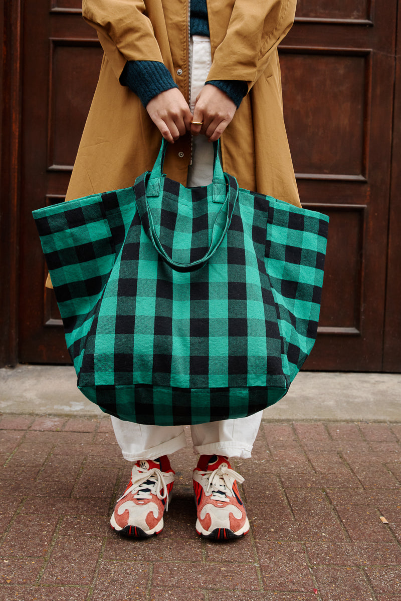 Tote bag - Elisa Big vichy Green
