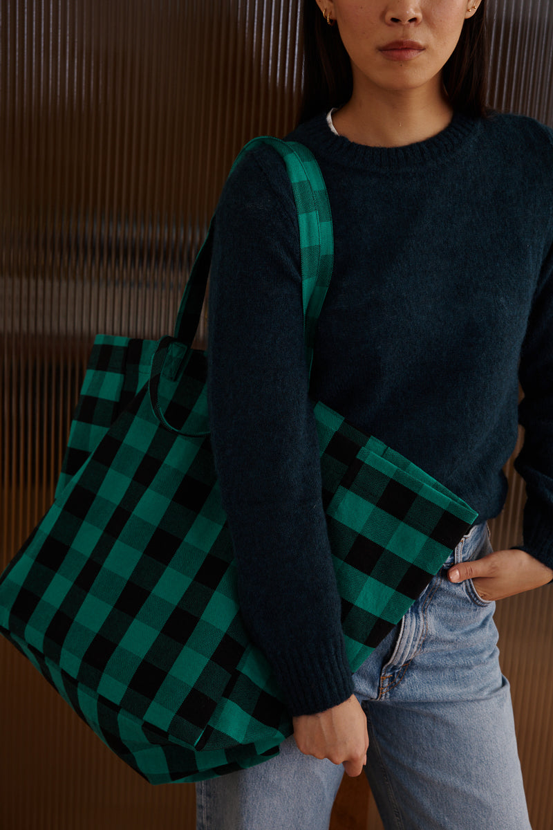 Tote bag - Elisa Big vichy Green