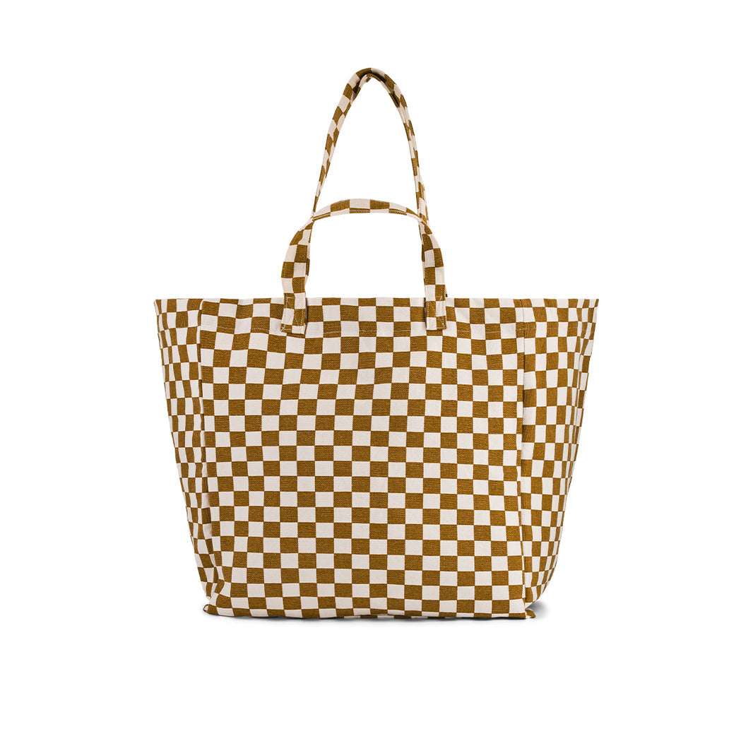 Tote bag - Elisa Caramel New checkerboard