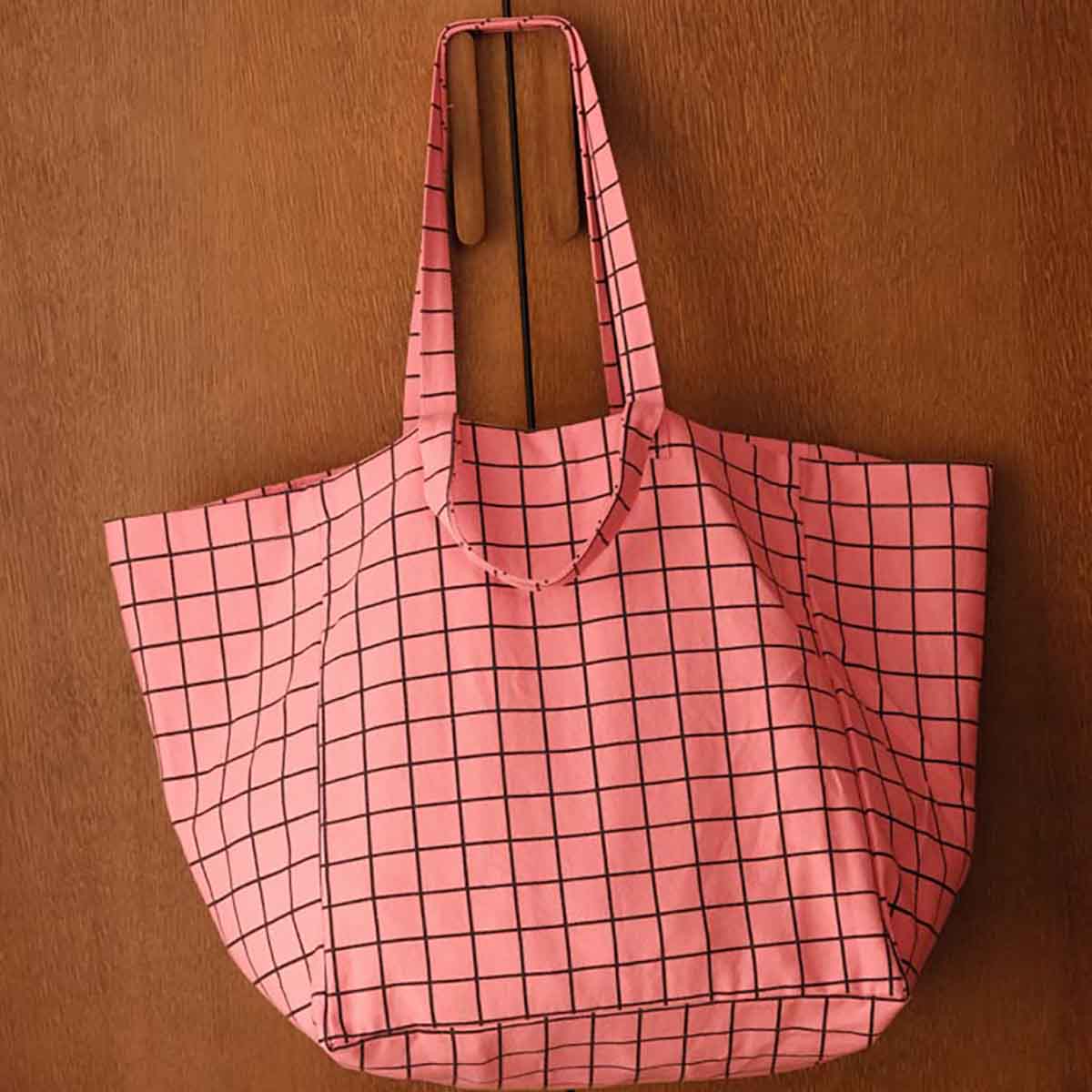 Sac cabas - Elisa Carreaux Funky pink