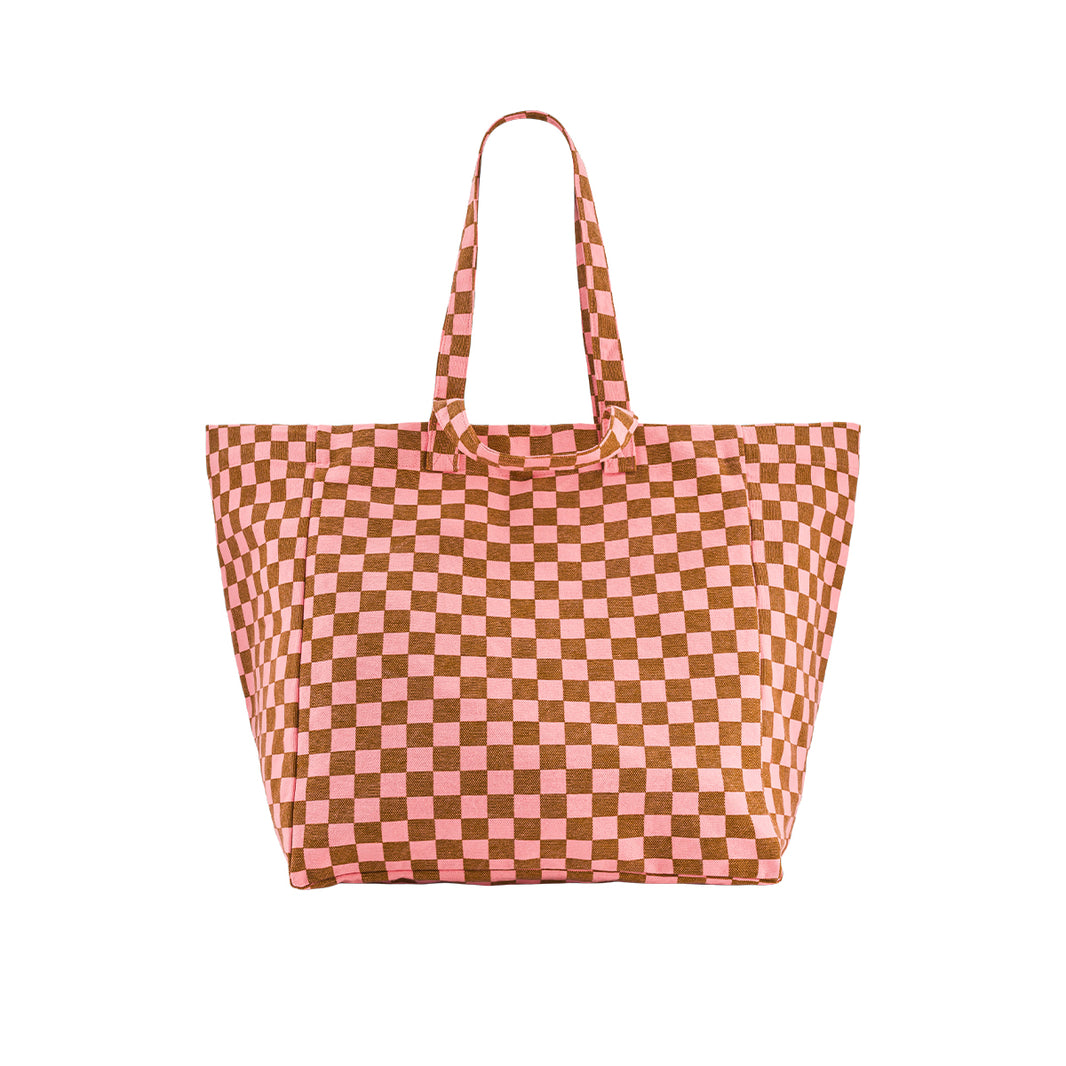 Tote bag - Elisa Strawberry Checkerboard