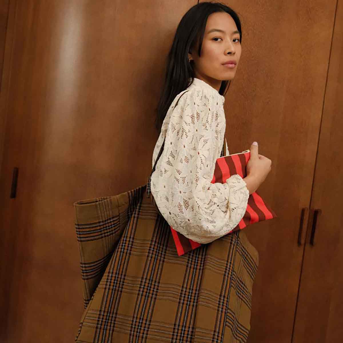 Tote bag - Elisa Tartan Check