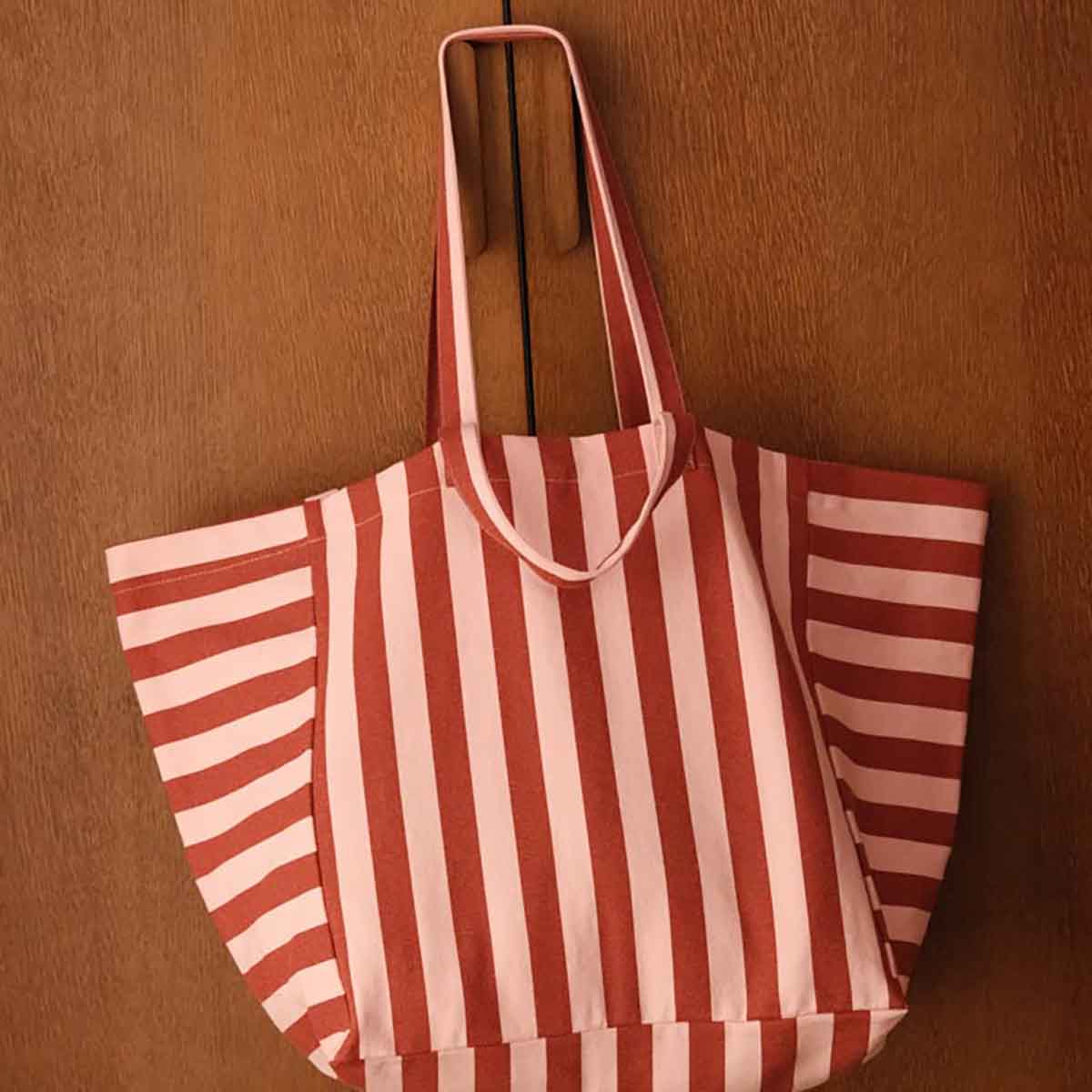 Tote bag - Elisa Brick / Chamallow Stripes