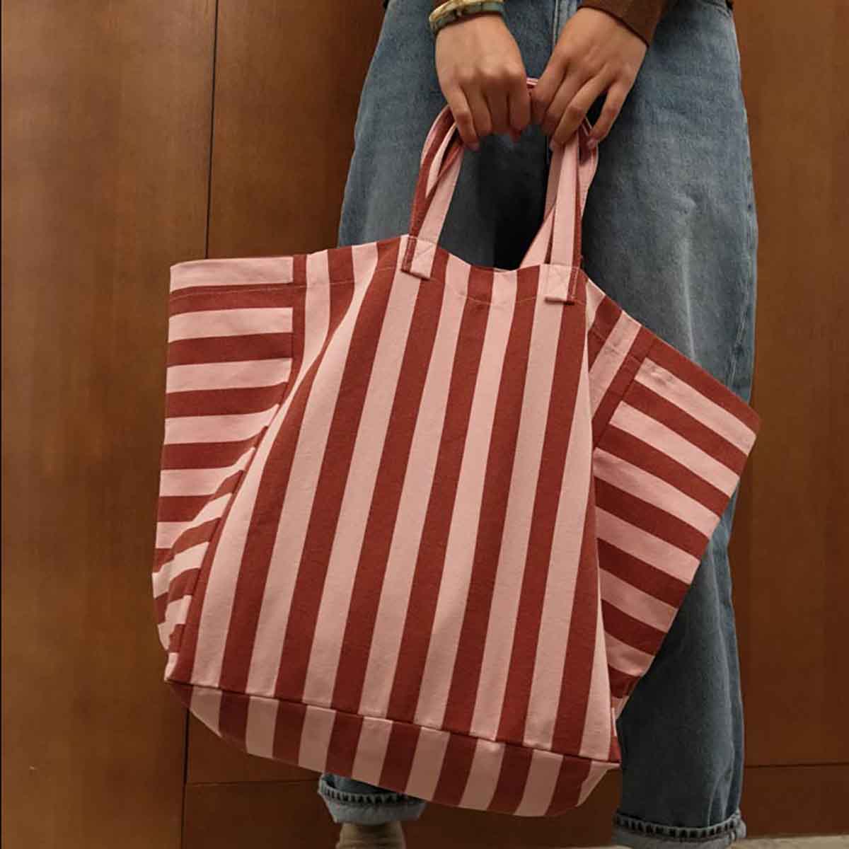 Tote bag - Elisa Brick / Chamallow Stripes
