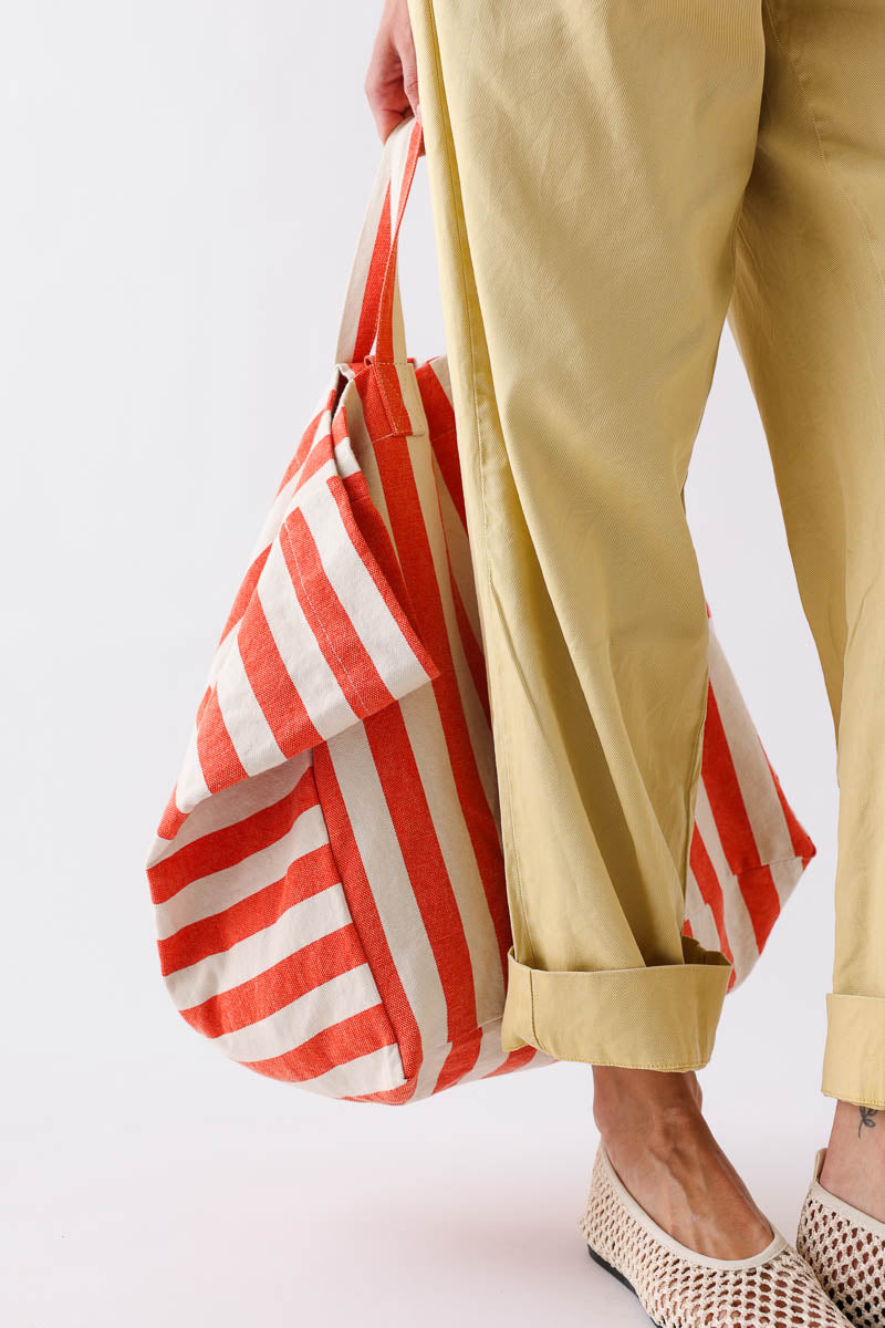 Tote bag - Elisa Greige / Tomato Stripes
