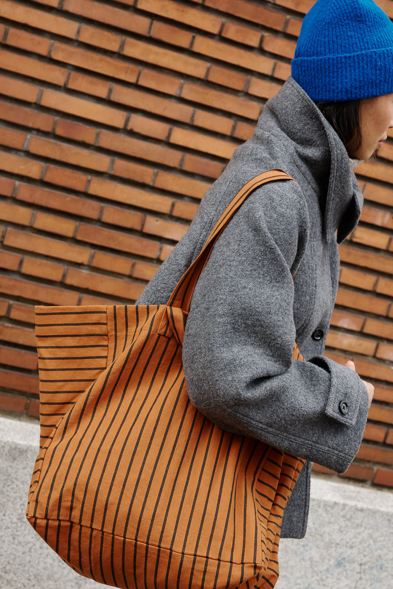 Sac cabas - Elisa Rayures Tennis Ginger