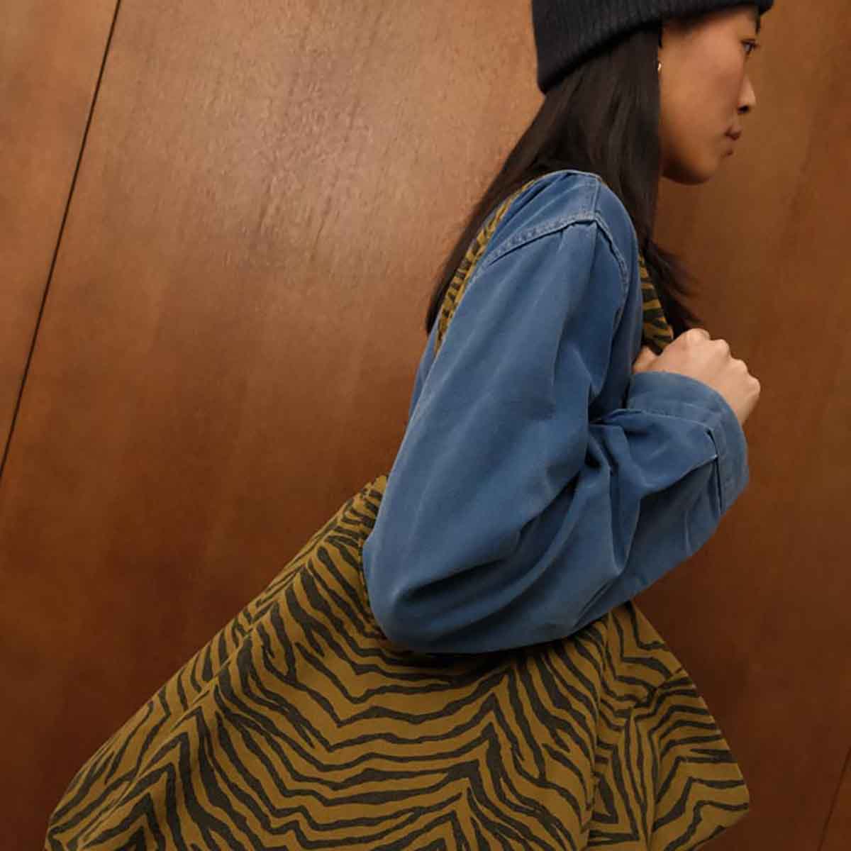 Sac cabas - Elisa Zebrou Olive