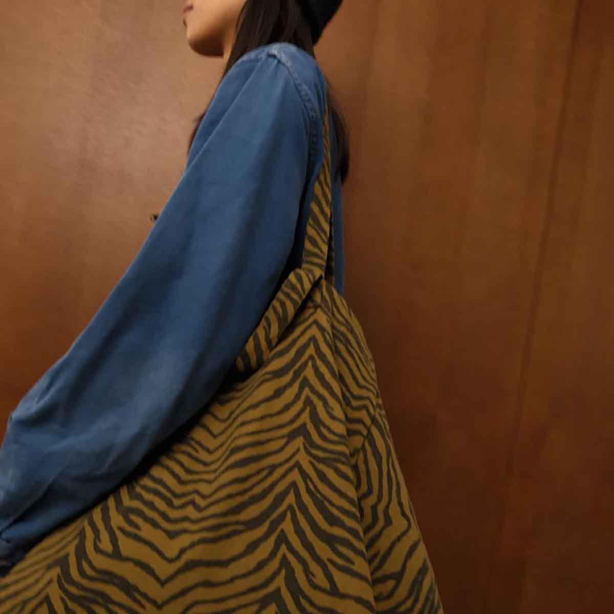 Sac cabas - Elisa Zebrou Olive