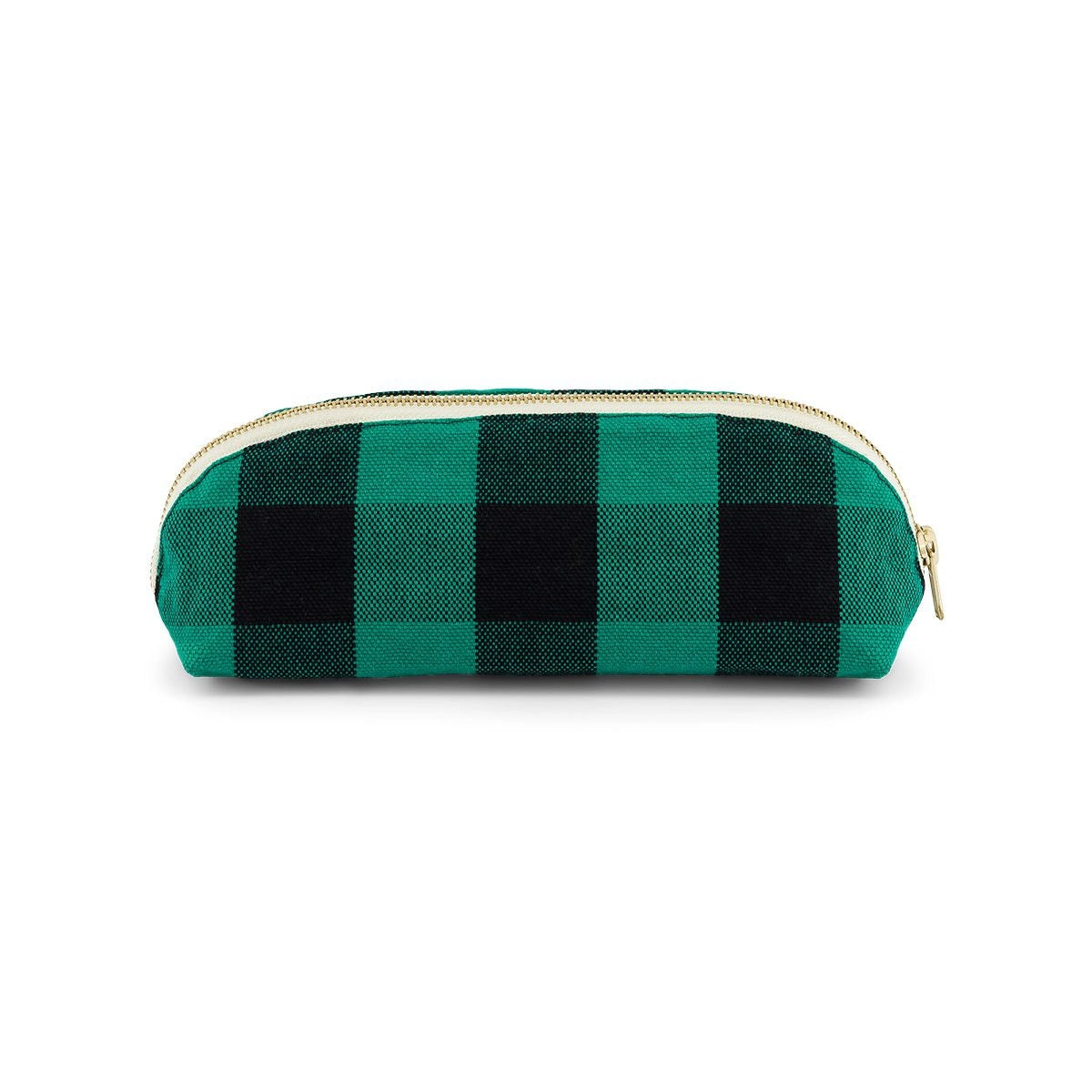 Pencil case - Gaston Big vichy Green