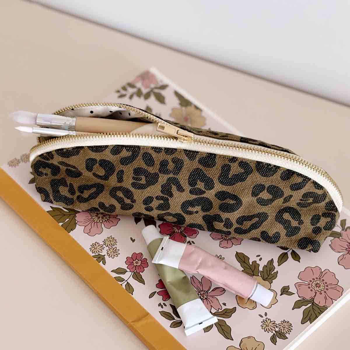 Pencil case - Gaston Graou Olive