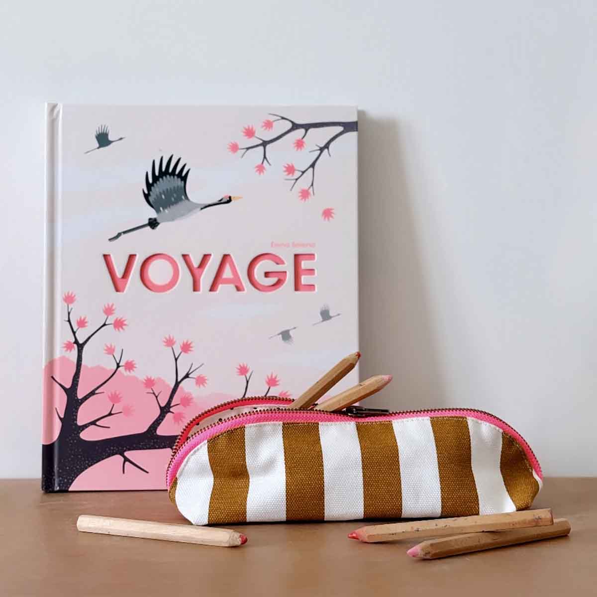 Trousse - Gaston Rayures Caramel