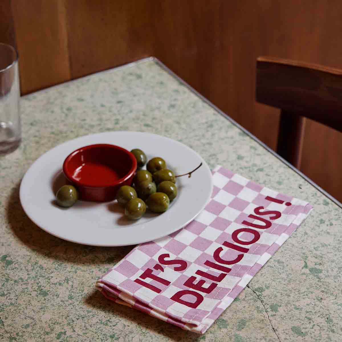 Pack of 2 napkins - Josephine Checkerboard It's delicious !