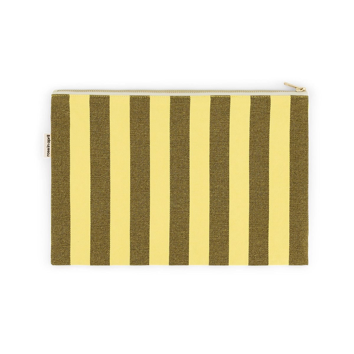 Pochette - Lili Rayures Lemon / Olive