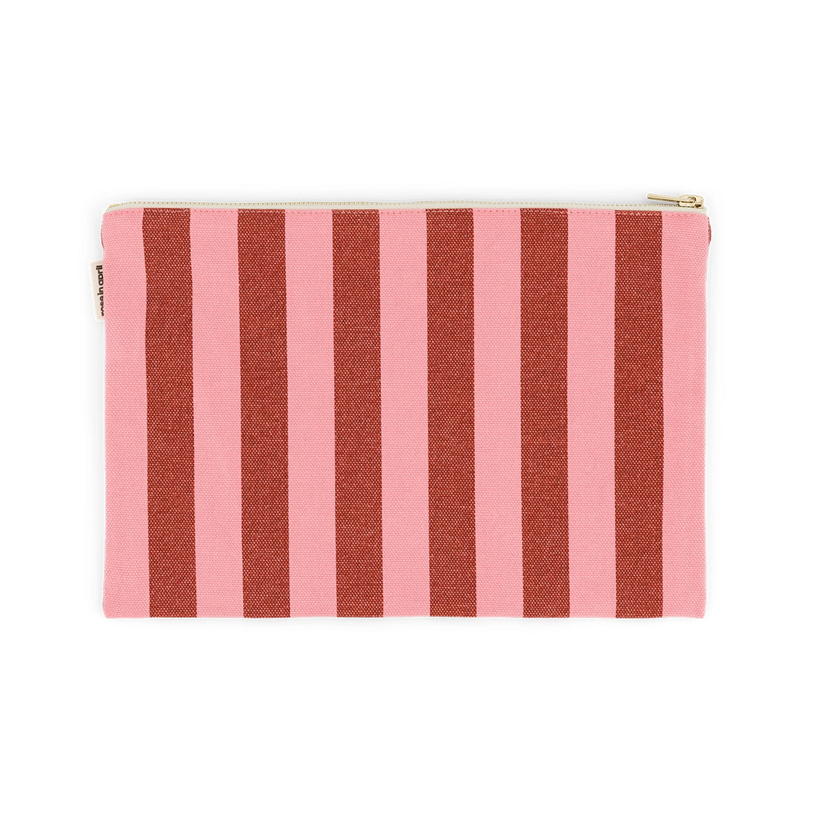 Pochette - Lili Rayures Brick / Pink