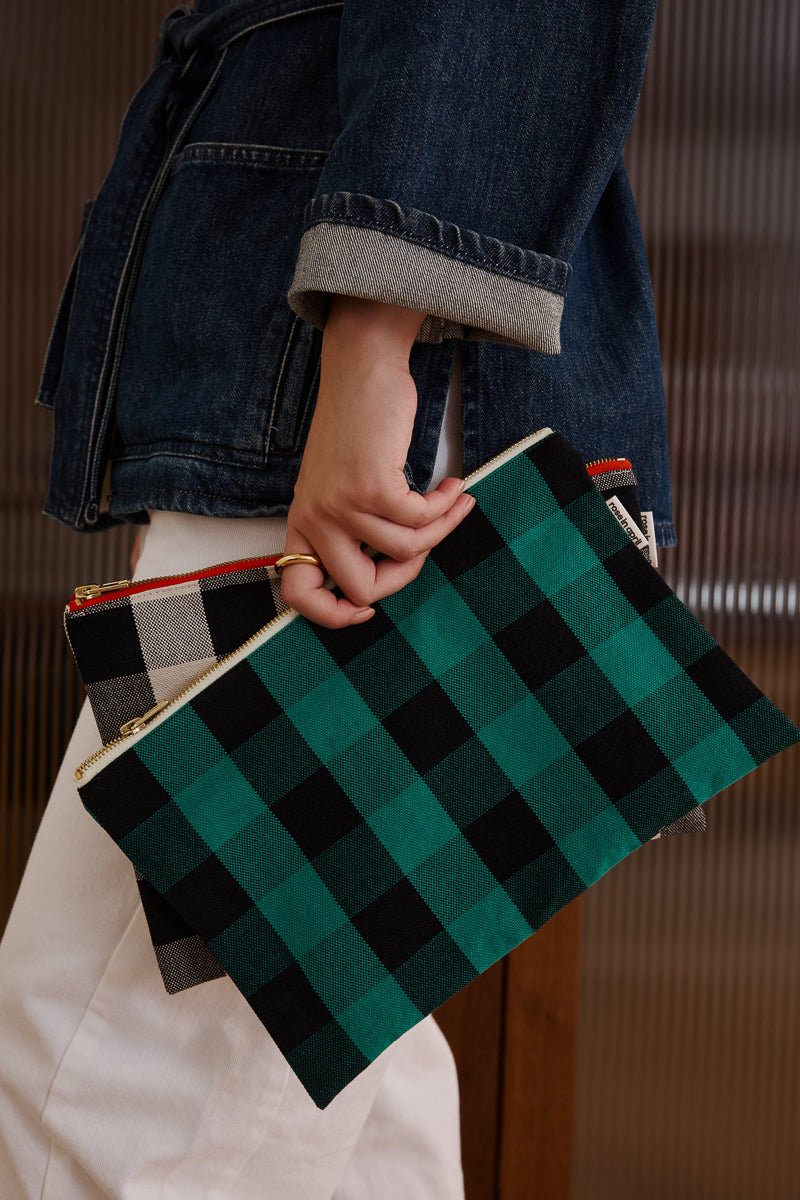 Pouch - Lili Big vichy Green