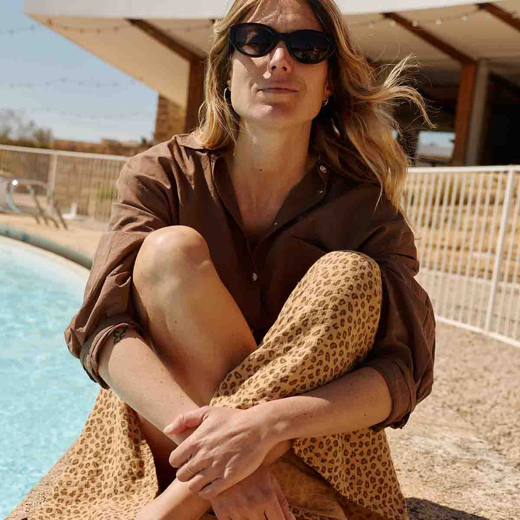 Paréo - Louisa Mini Léopard Café