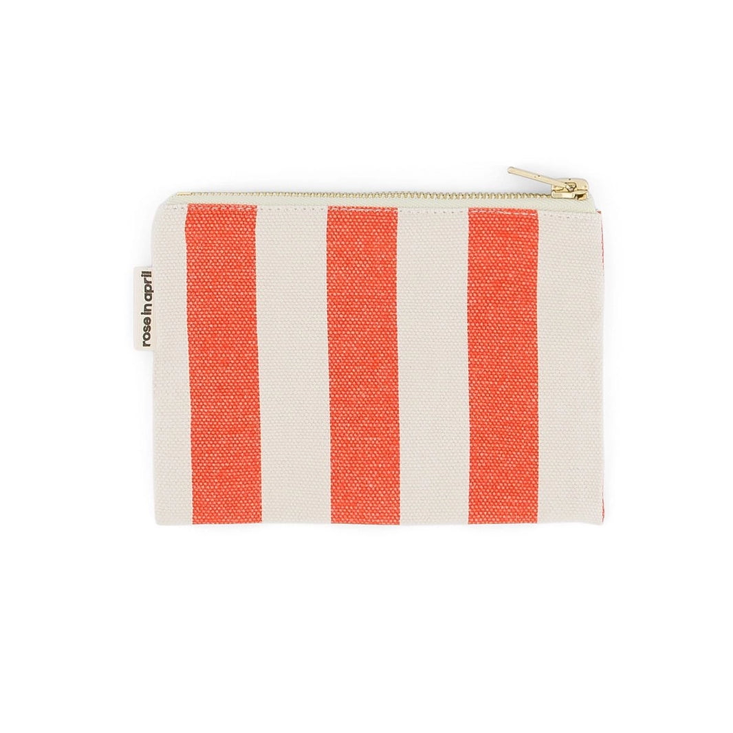 Purse - Marie Greige / Tomato Stripes