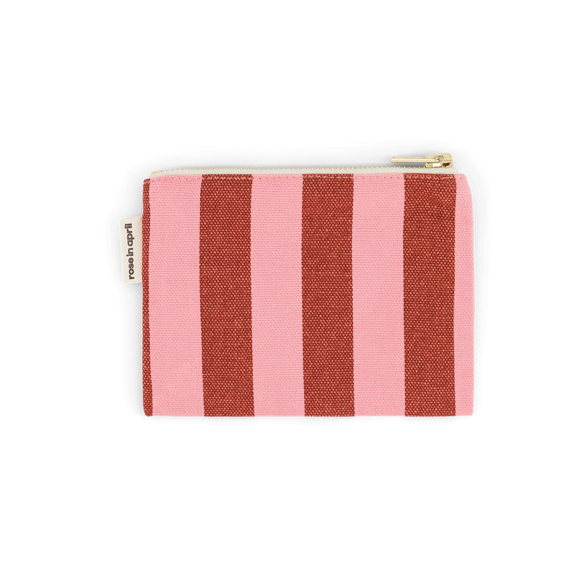 Porte-monnaie - Marie Rayures Brick / Pink