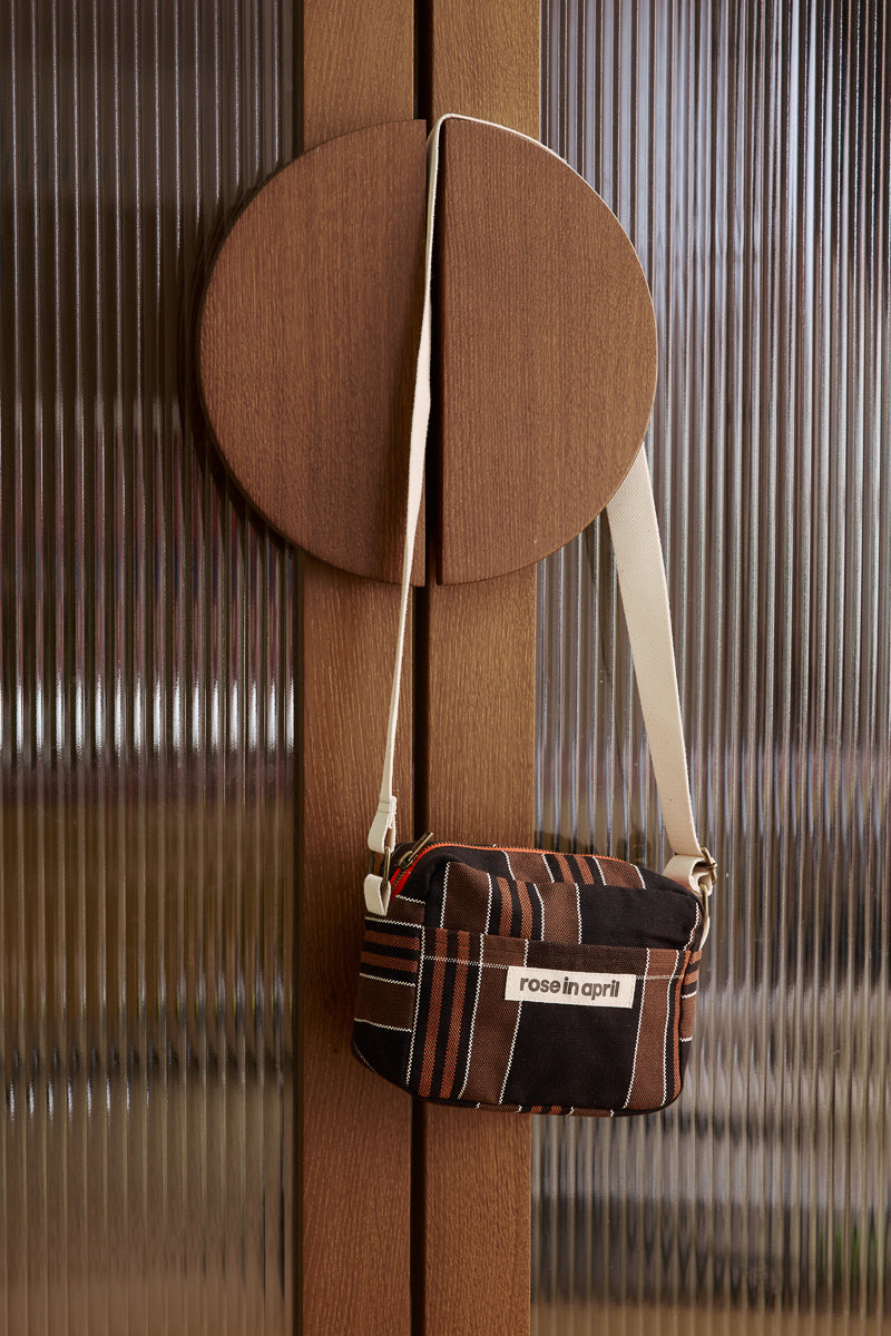 Mini besace - Maud Black tartan