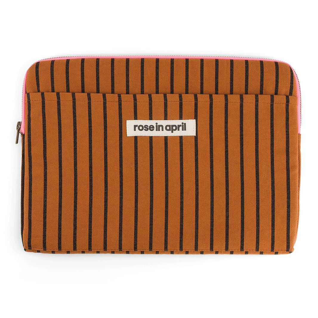 Laptop sleeve 13&14" - Octave Tennis stripes Ginger