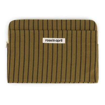 Laptop sleeve 13&14" - Octave Tennis stripes Olive