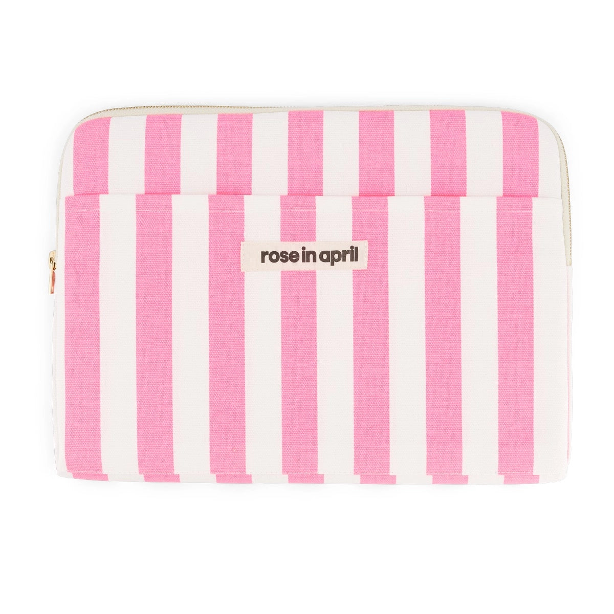 Housse d'ordinateur 13&14" - Octave Rayures Rose fluo