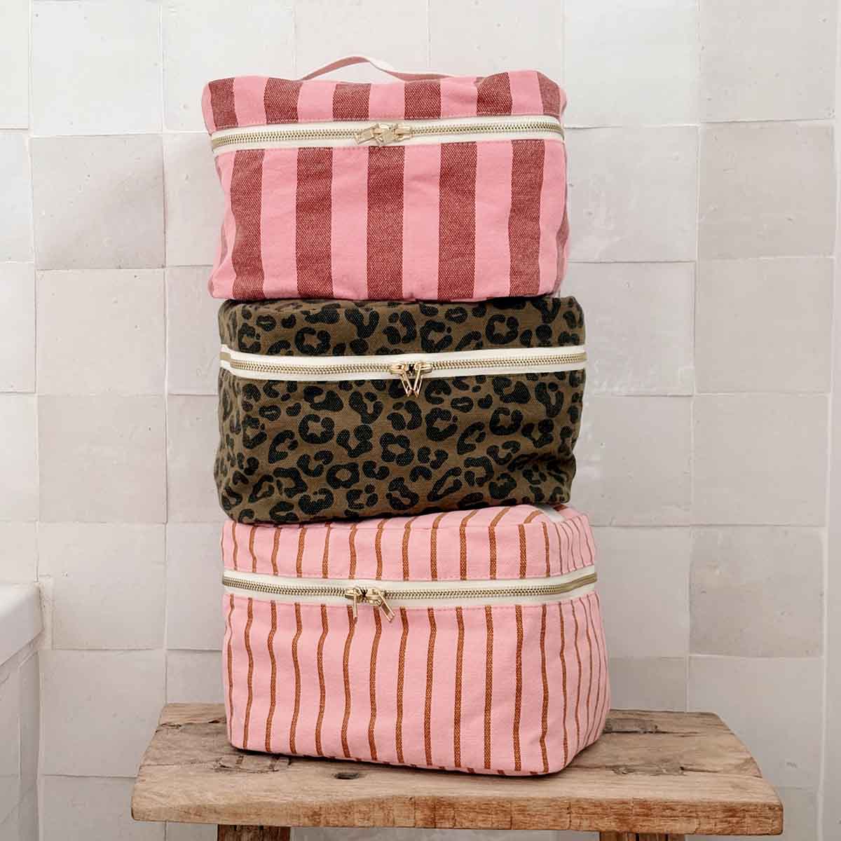 Vanity - Oona Rayures Brick / Pink