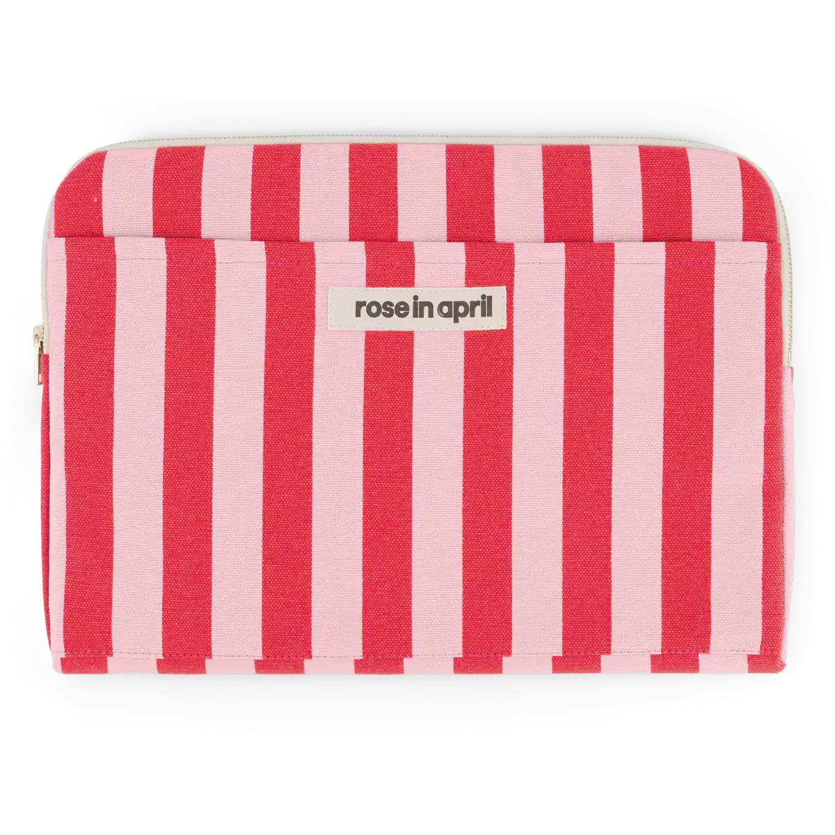 Laptop sleeve 13&14" - Octave Stripes Candy pink / Red