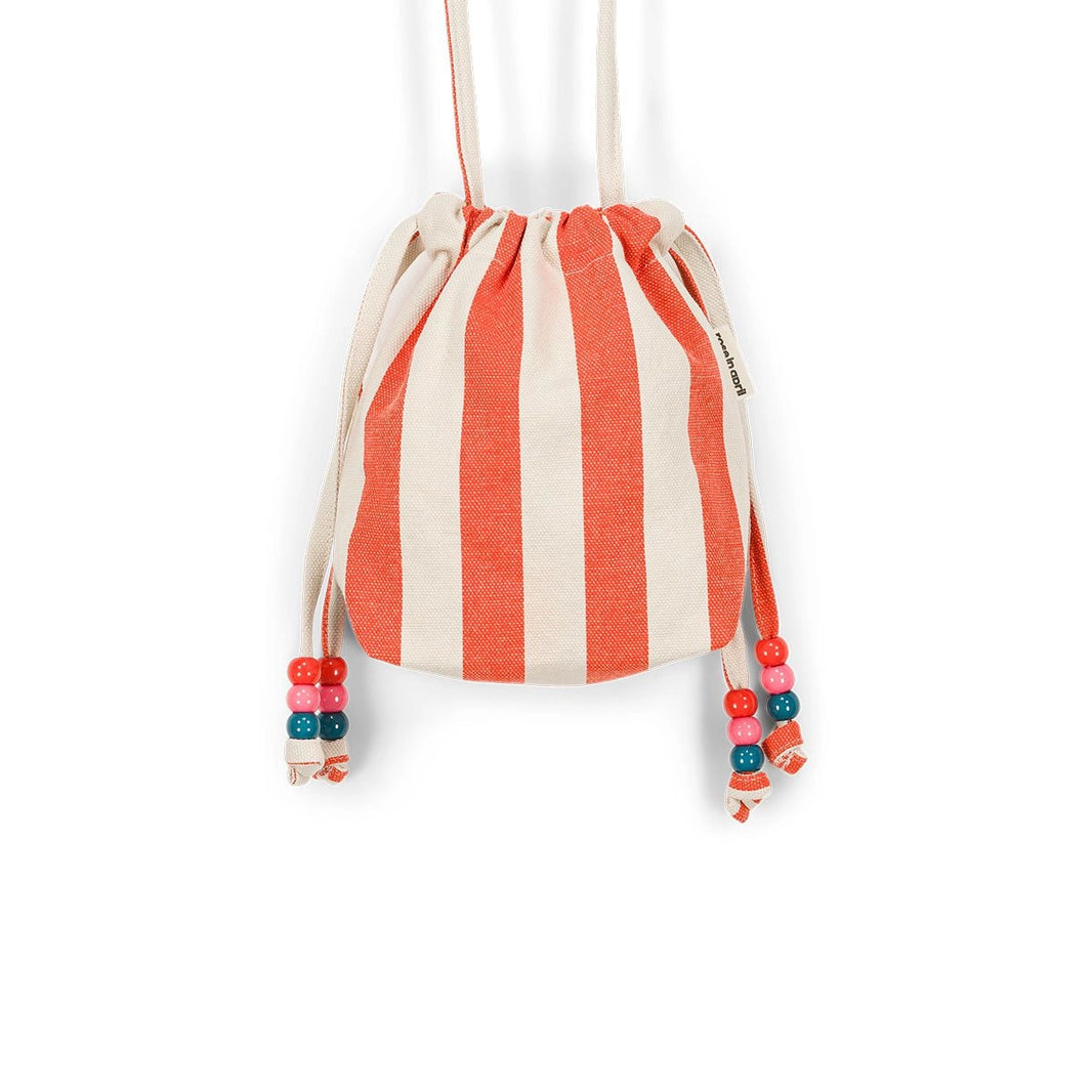 Mini bag - Billie Stripes Greige / Tomato