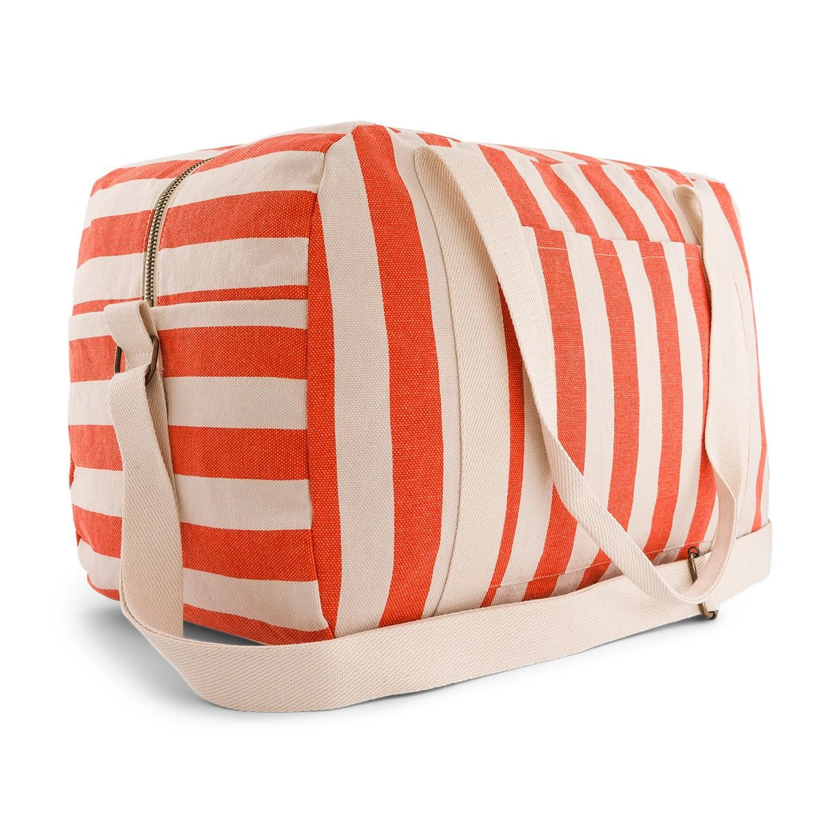 Diaper bag - Raphael Greige / Tomato Stripes