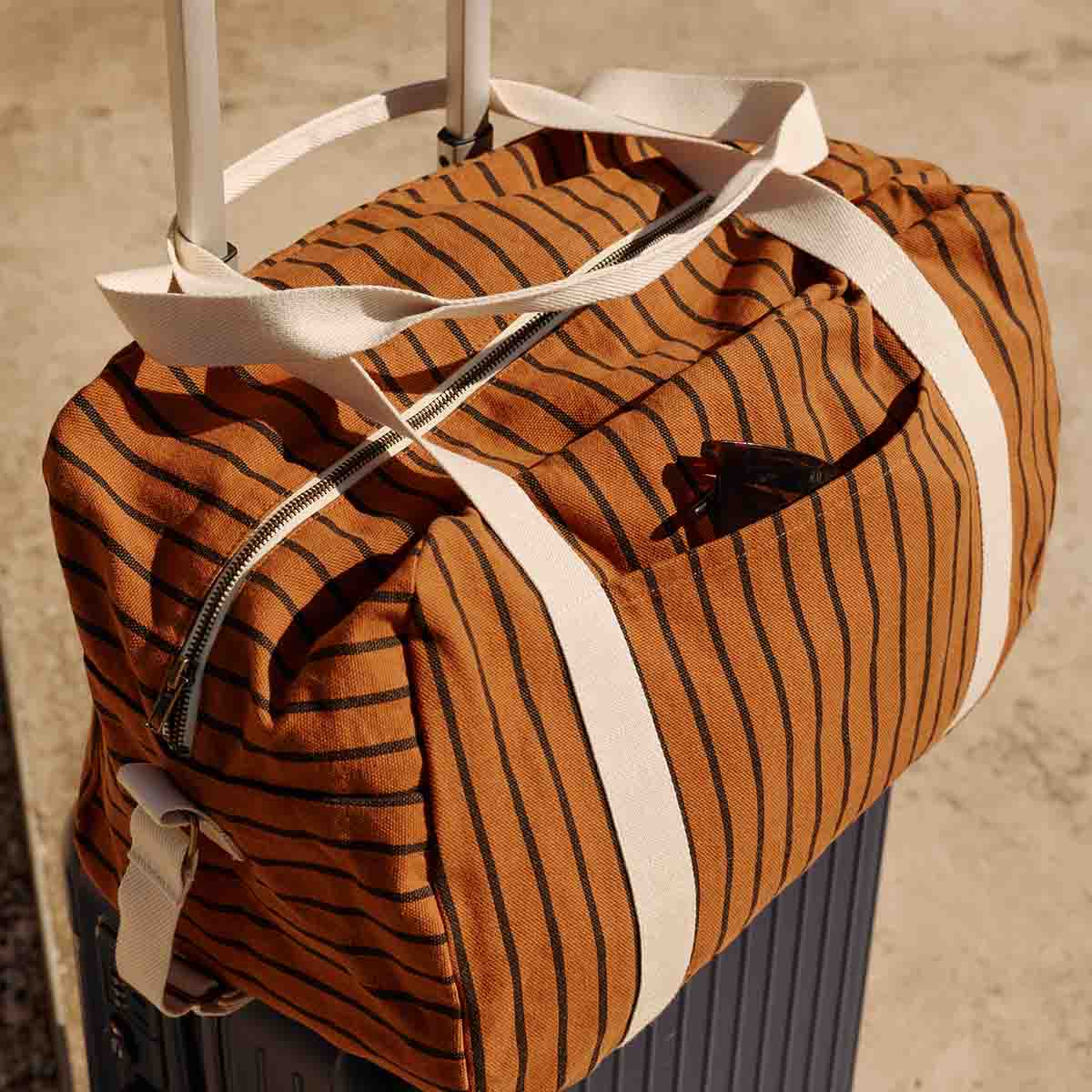 Diaper bag - Raphael Tennis stripes Ginger