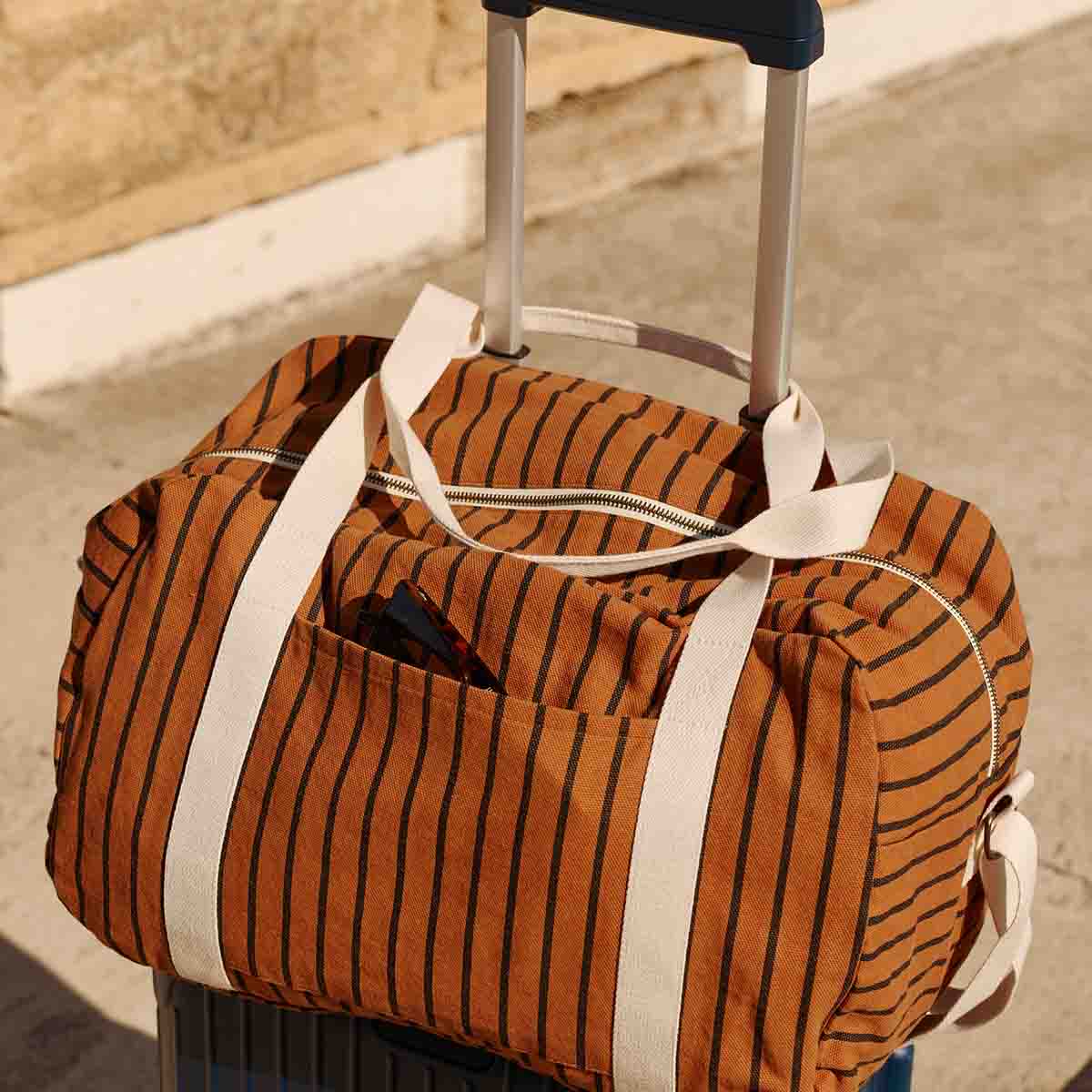 Diaper bag - Raphael Tennis stripes Ginger