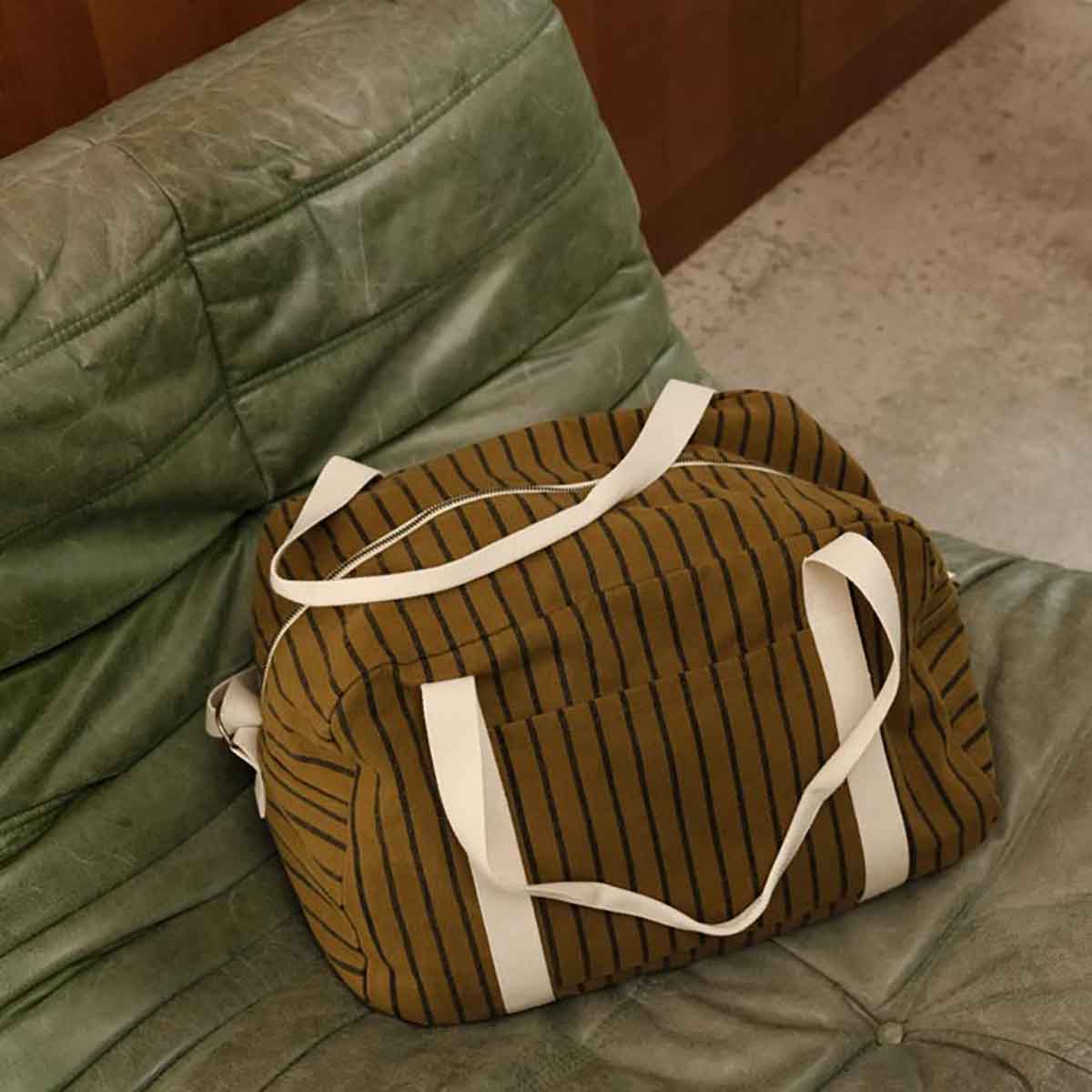 Diaper bag - Raphael Tennis stripes Olive