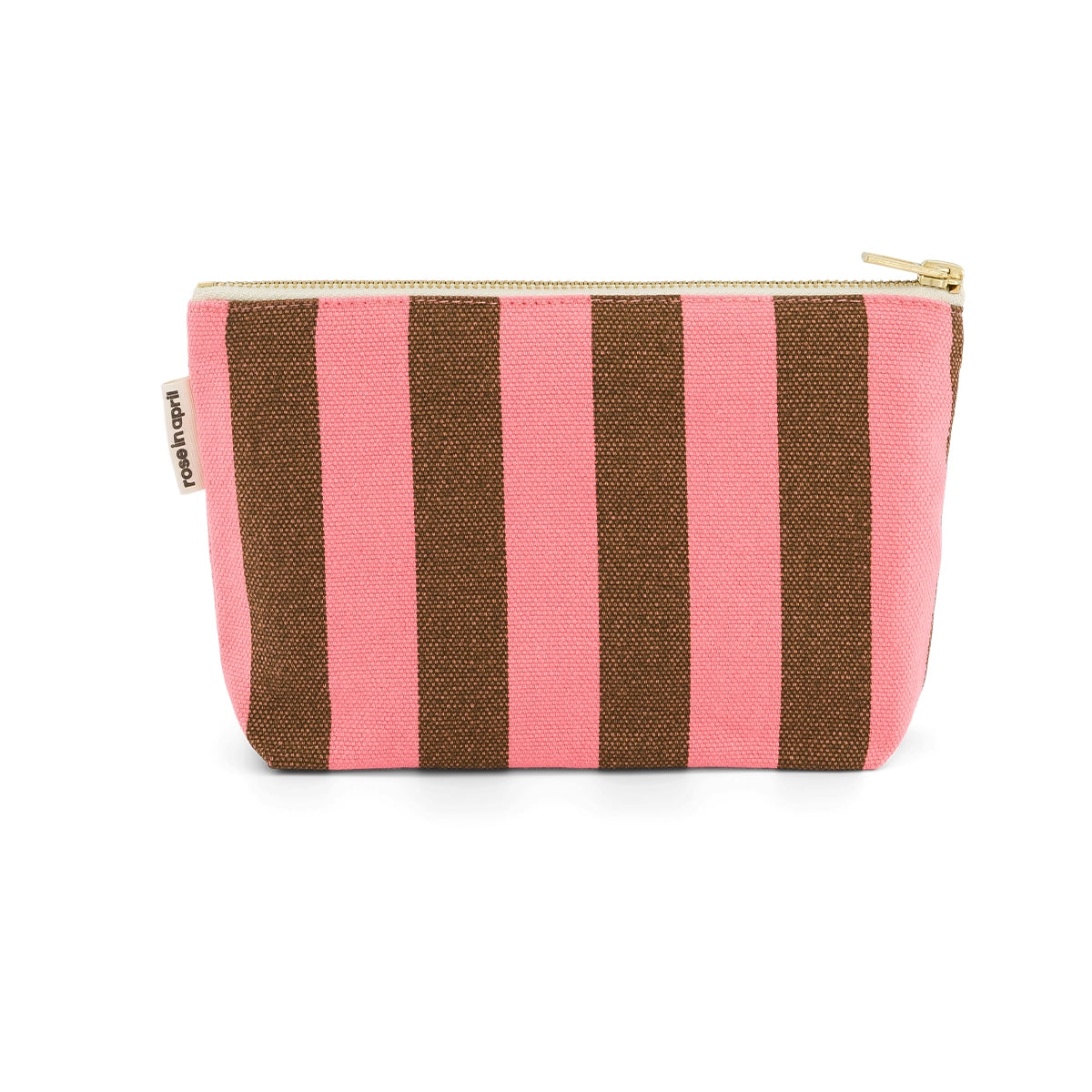 Trousse - Sofia Rayures Funky pink / Olive