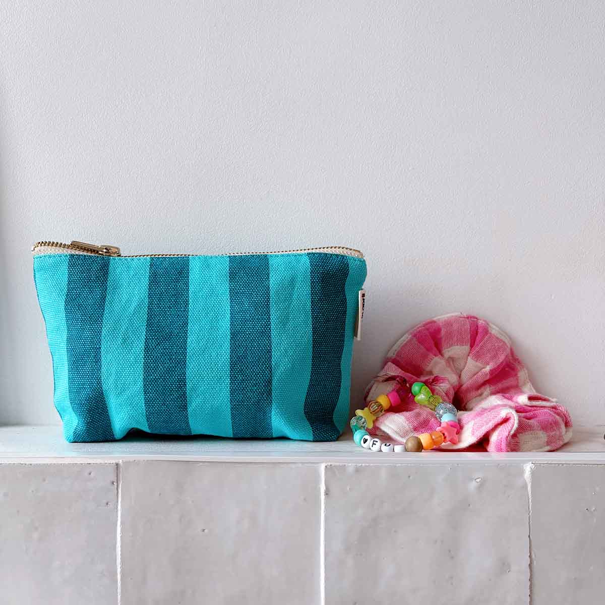 Pouch - Sofia Capri / Tahitian Stripes