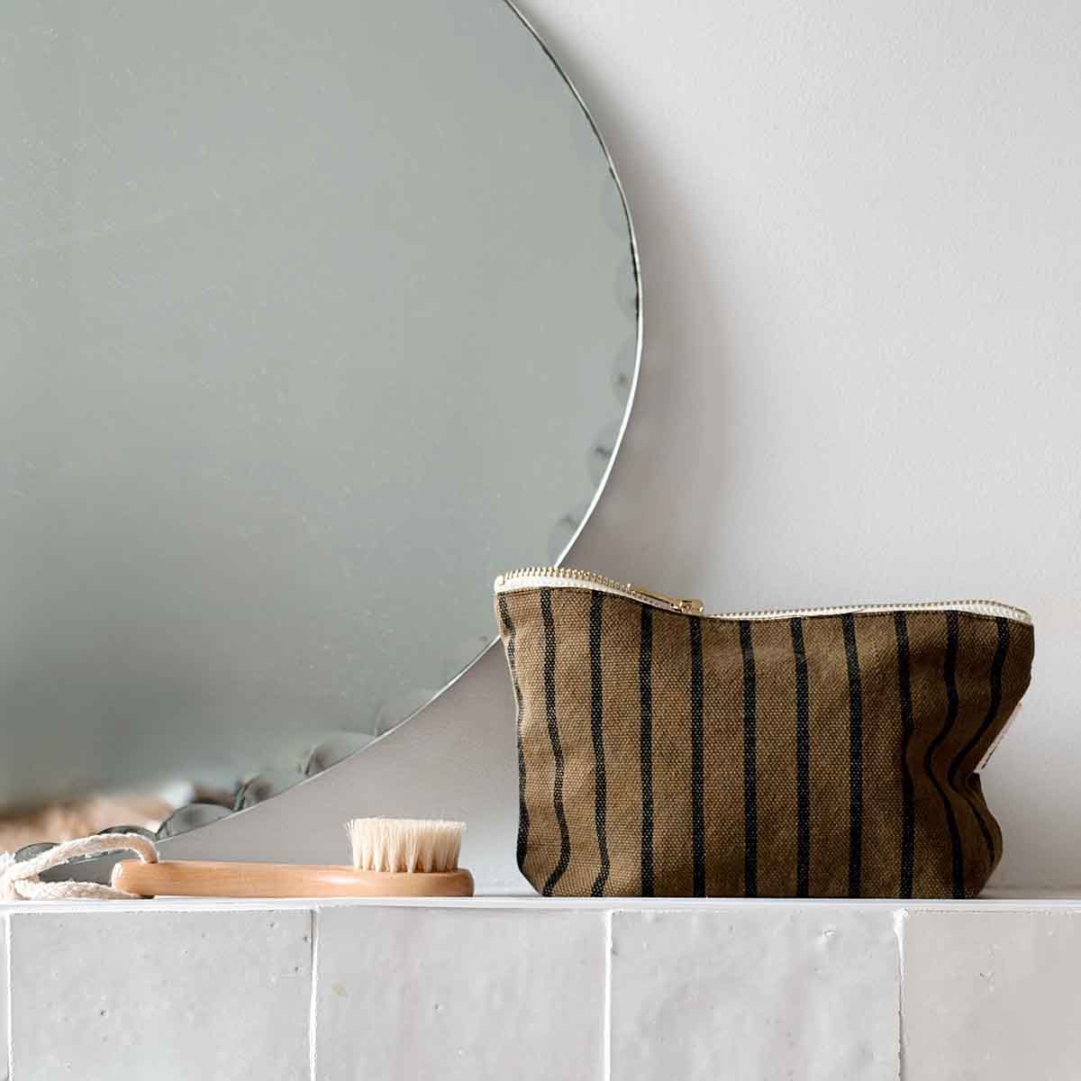 Trousse - Sofia Rayures Tennis Olive