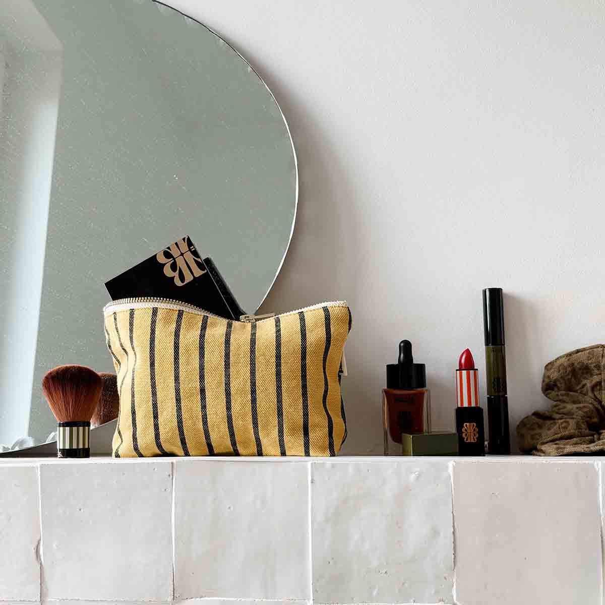 Pouch - Sofia Bambou Tennis Stripes