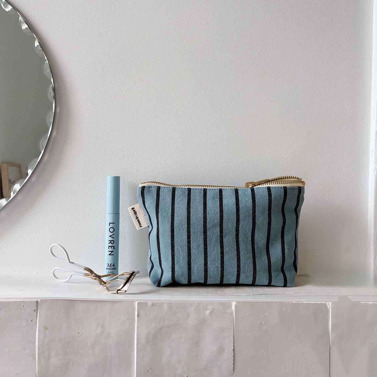 Trousse - Sofia Rayures Tennis Blue sky