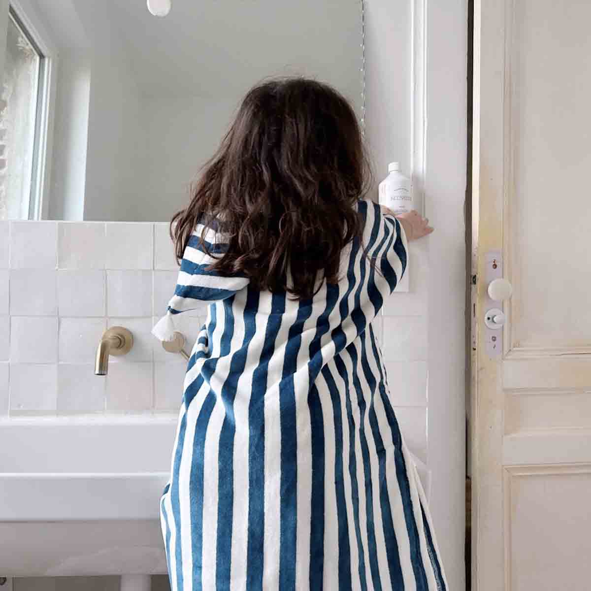 Bath poncho - Suzon Blue midnight