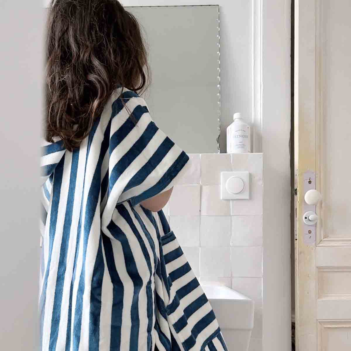 Bath poncho - Suzon Blue midnight