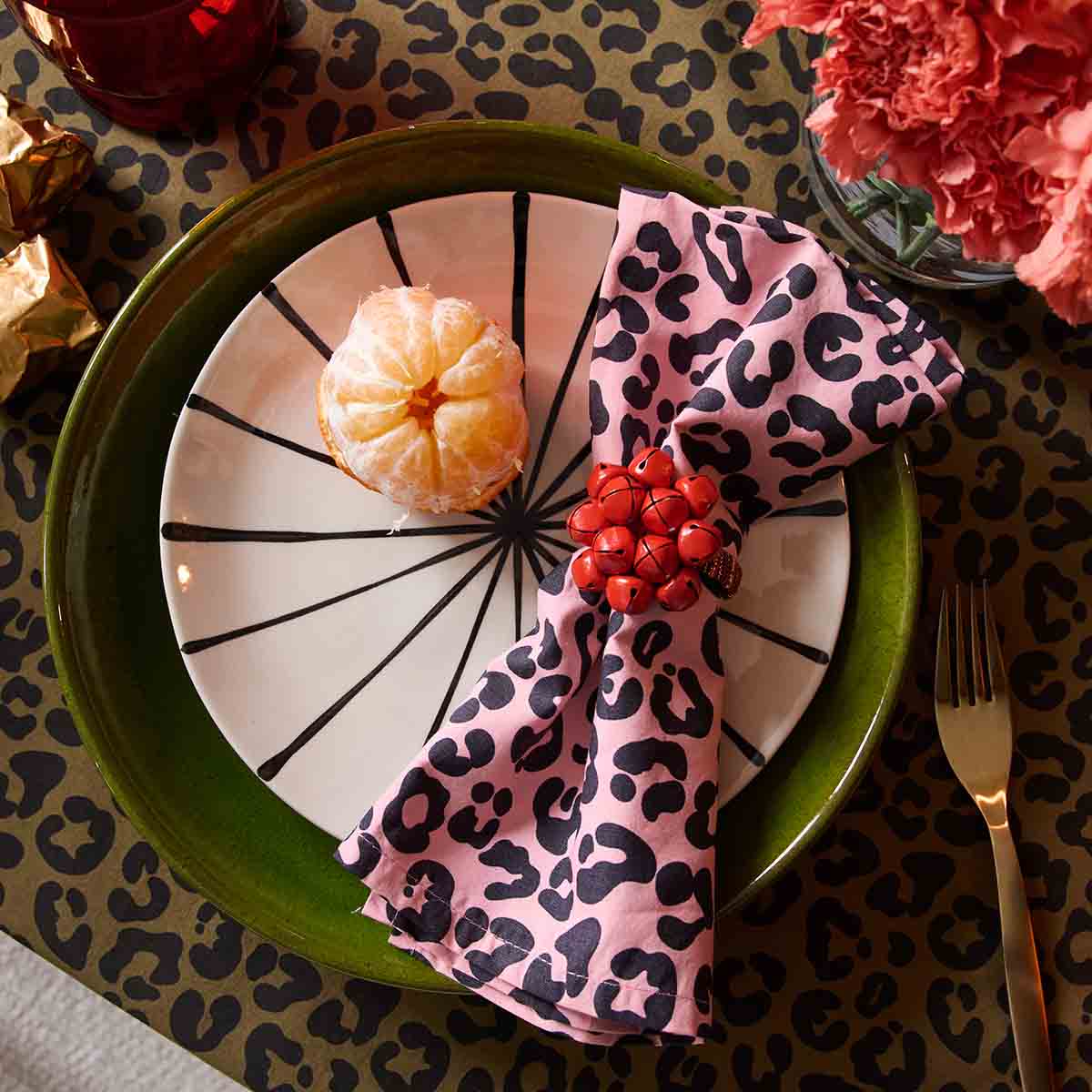 Pack of 2 napkins - Laurene Graou Strawberry