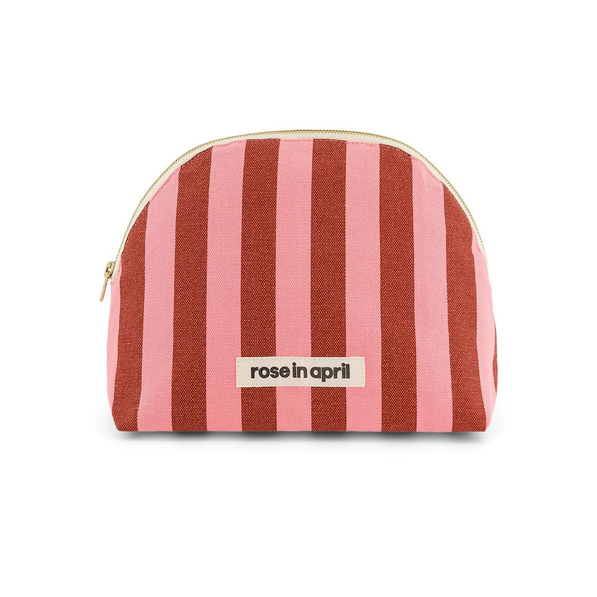 Trousse de toilette - Margaux Rayures Brick / Pink