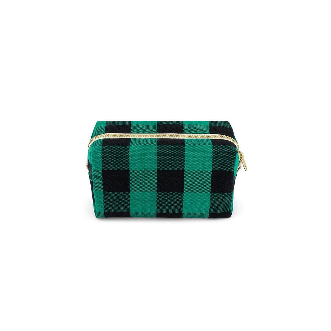 Wash bag - Desi Big vichy Green